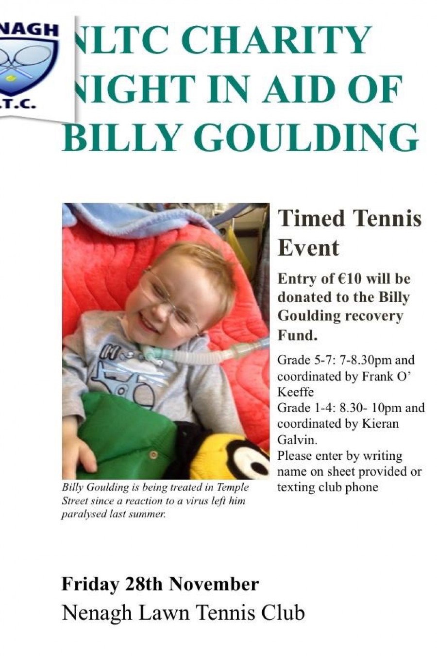 Nenagh LTC Charity Event & News Round Up