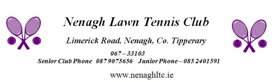 Nenagh LTC AGM 2014 – Wednesday 26th Feb 8pm