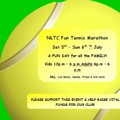 Nenagh LTC Fun Tennis Marathon Sat July 5th