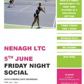 Friday Night Social Tennis – 5th June