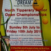 Nenagh Junior Open Championship Sponsored by A Sportsmans Dream