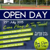 Open Day – This Saturday 25th July